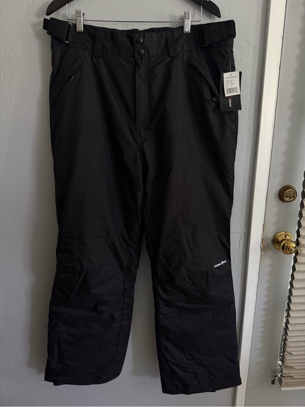 Outdoor Gear Women’s Crest Ski Snow Pants XL Black Insulated Waterproof NWT